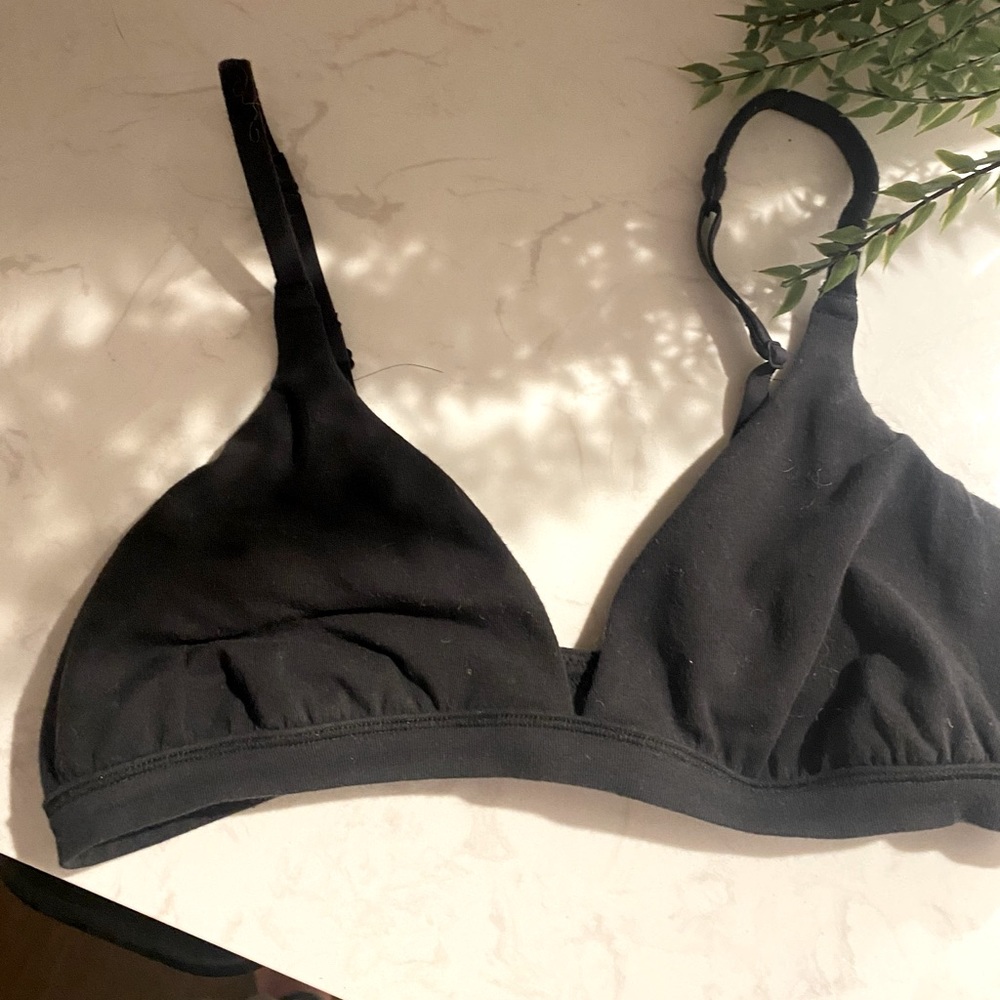 SKIMS cotton jersey triangle bralette M